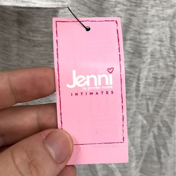 Jenni Intimates Womens Graphic-Pocket Pajama Top Chow Dog In Pocket 1X NWT $25 - Picture 4 of 5